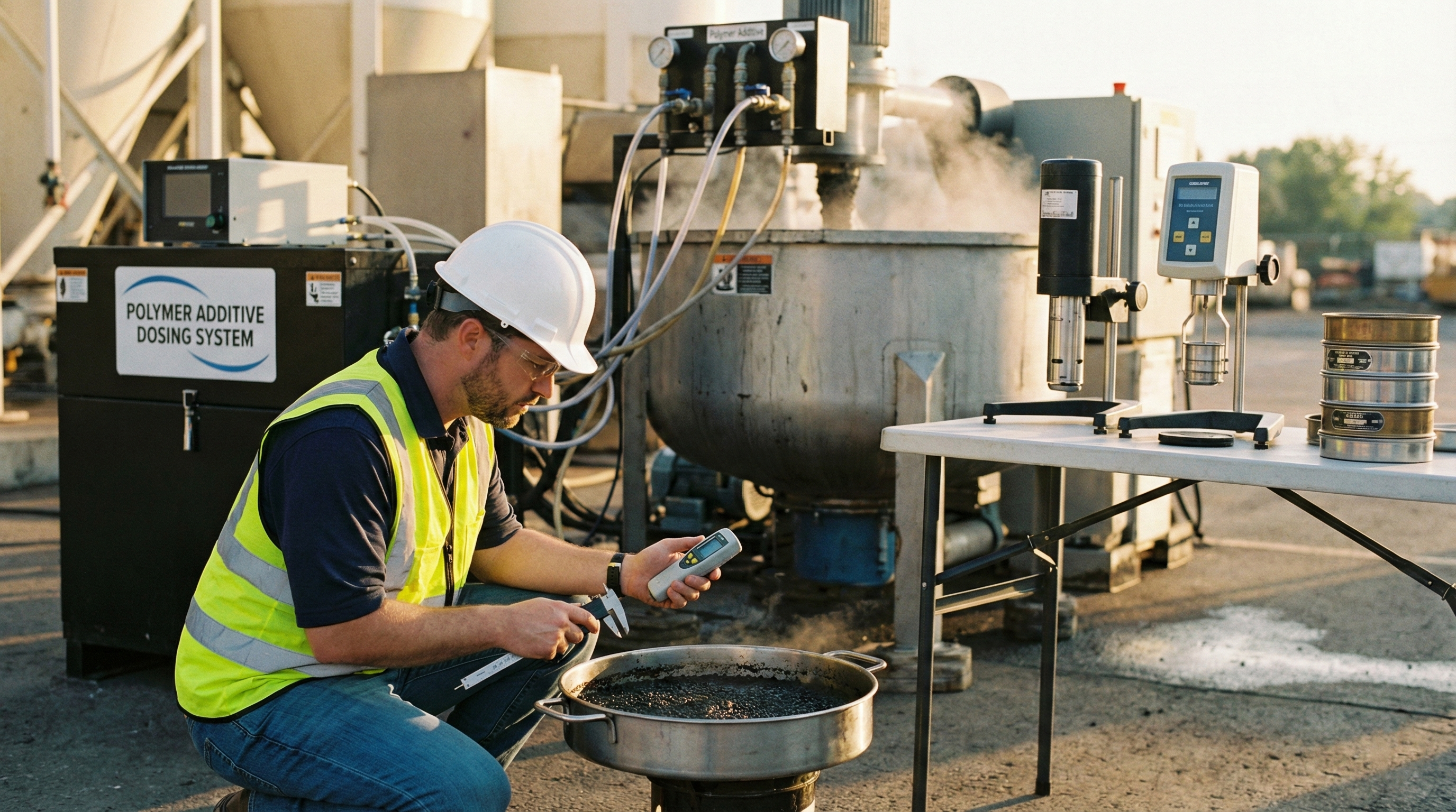 Mejora de mezcla asfáltica